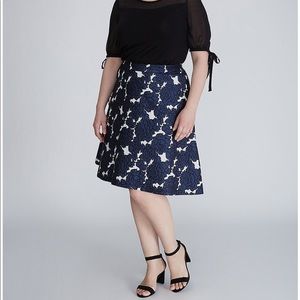 NWT lane Bryant floral a line skirt